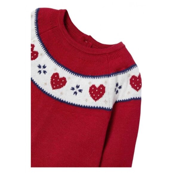 MAYORAL NEW WITH TAGS KNITTED DRESS WITH HAT SIZE 2-4 MONTHS - Picture 3 of 6